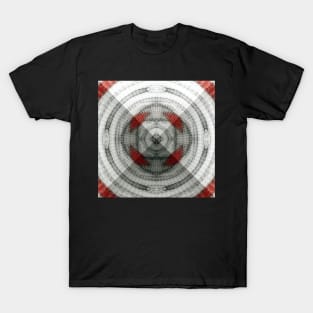 Sacred Geometry 3D Titanium Pyramid Architecture T-Shirt